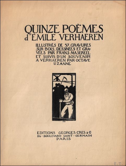 Quinze Po mes d'Emile Verhaeren, illustr s de 57 gravures …