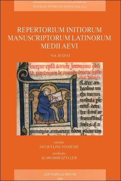 Repertorium initiorum manuscriptorum latinorum medii aevi, Vol. III: P-Z