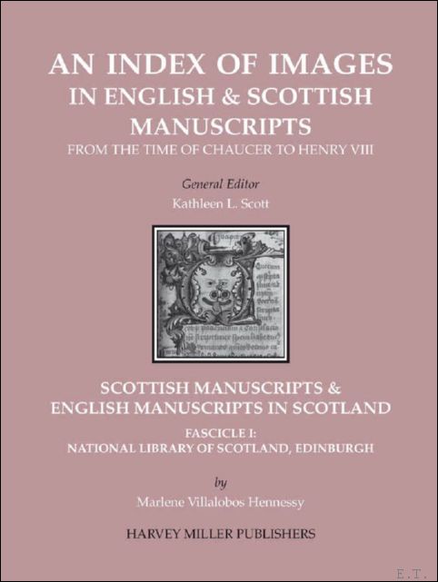 Scottish Manuscripts & English Manuscripts in Scotland. Fascicle I: National …