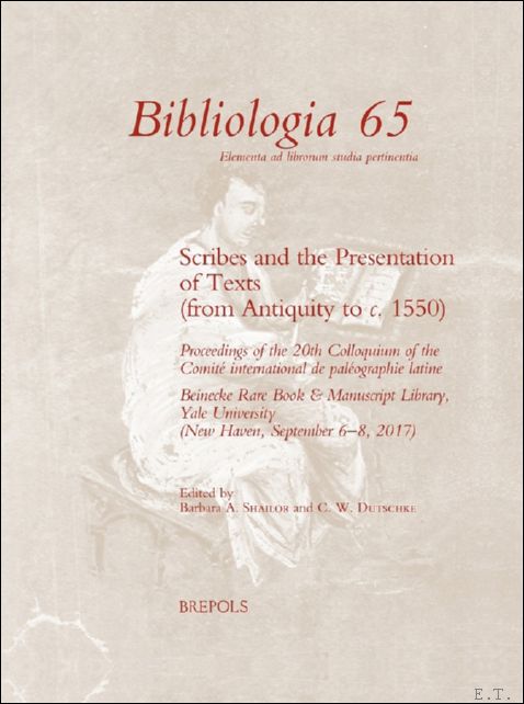 Scribes and the Presentation of Texts (from Antiquity to c. …