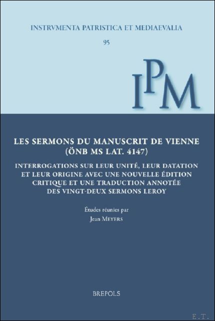 sermons du manuscrit de Vienne ( NB Ms lat. 4147). …