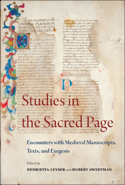 Studies in the Sacred Page: Encounters with Medieval Manuscripts, Texts, …