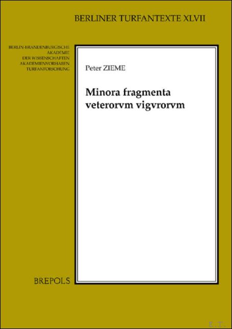 Uigurorum veterum fragmenta minora