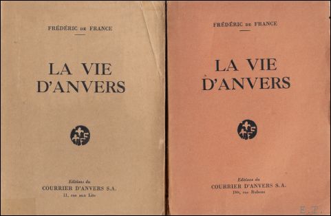 vie d?Anvers (2 tomes)