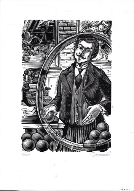 Zes houtgravures van Gerard Gaudaen naar het werk van Willem …