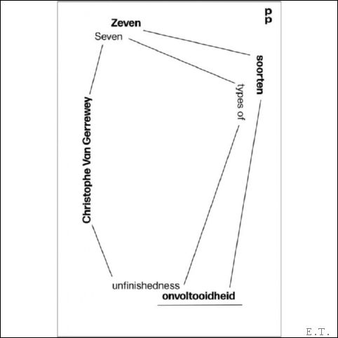 Zeven soorten onvoltooidheid - Seven types of unfinishedness.