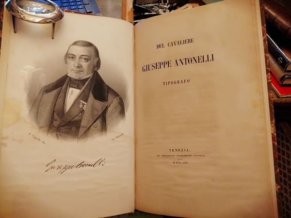 Del cavaliere Giuseppe Antonelli tipografo