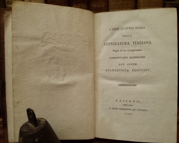 I primi quattro secoli della letteratura italiana dopo il suo …