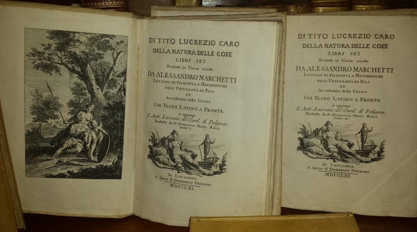 Di Tito Lucrezio Caro della Natura delle cose. Libri sei. …