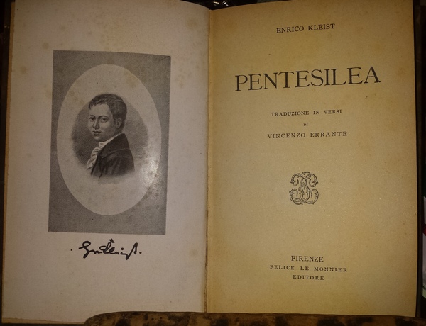 Pentesilea. Traduzione in versi di Vincenzo Errante