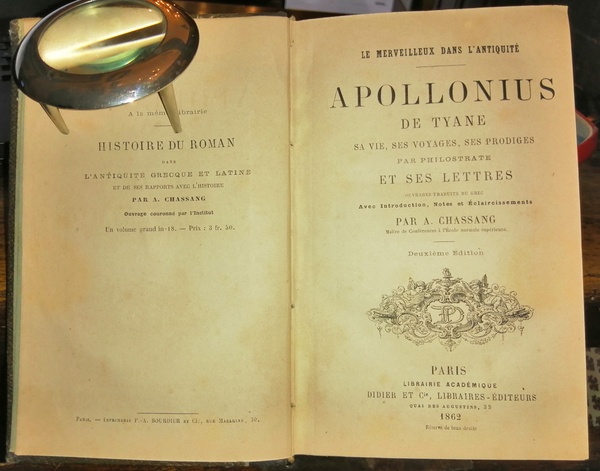 Apollonius de Tyane sa vie, ses voyages, ses prodiges par …