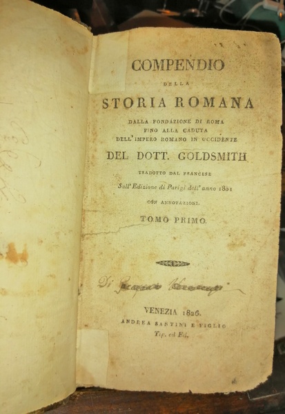 Compendio della storia romana dalla fondazione di Roma fino alla …