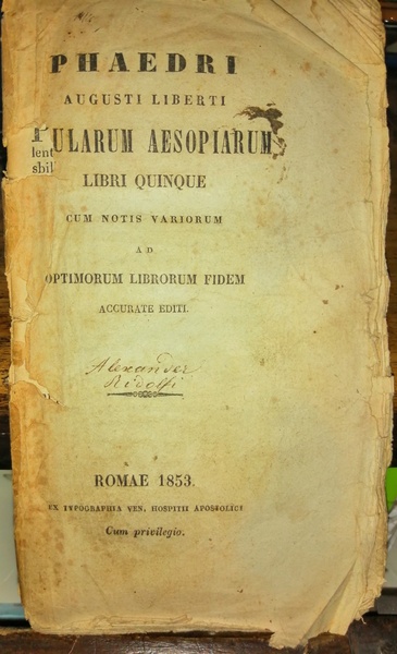 Phaedri Augusti Liberti fabularum Aesopiarum libri quinque cum notis variorum …