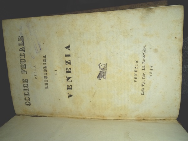 Codice feudale della Repubblica di Venezia