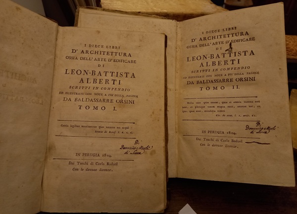 I diece libri d'architettura ossia dell'arte d'edificare di Leon-Battista Alberti …