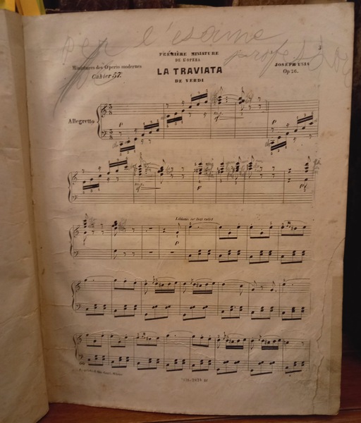Raccolta di 11 spertiti per pianoforte