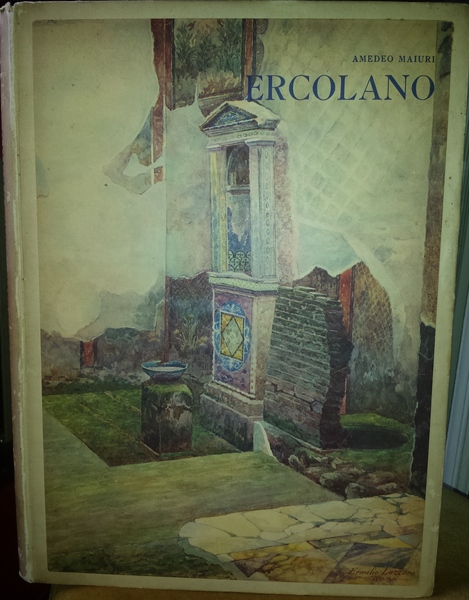 Ercolano. Amedeo Maiuri sopraintendente alle antichità della Campania, con 6 …