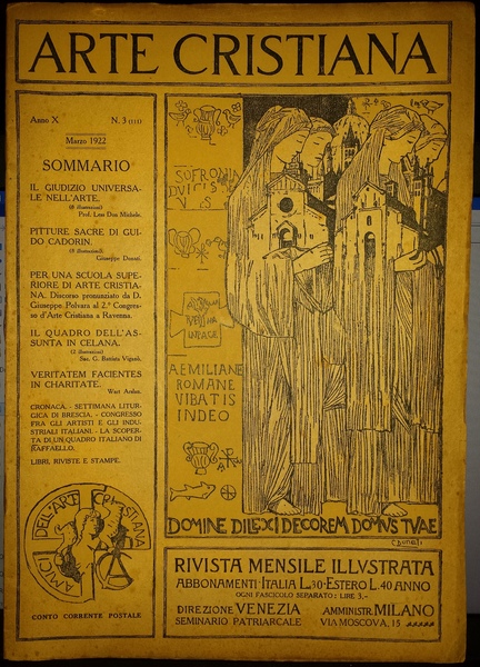 Arte cristiana. Marzo 1922- XIX. Anno X. N 3