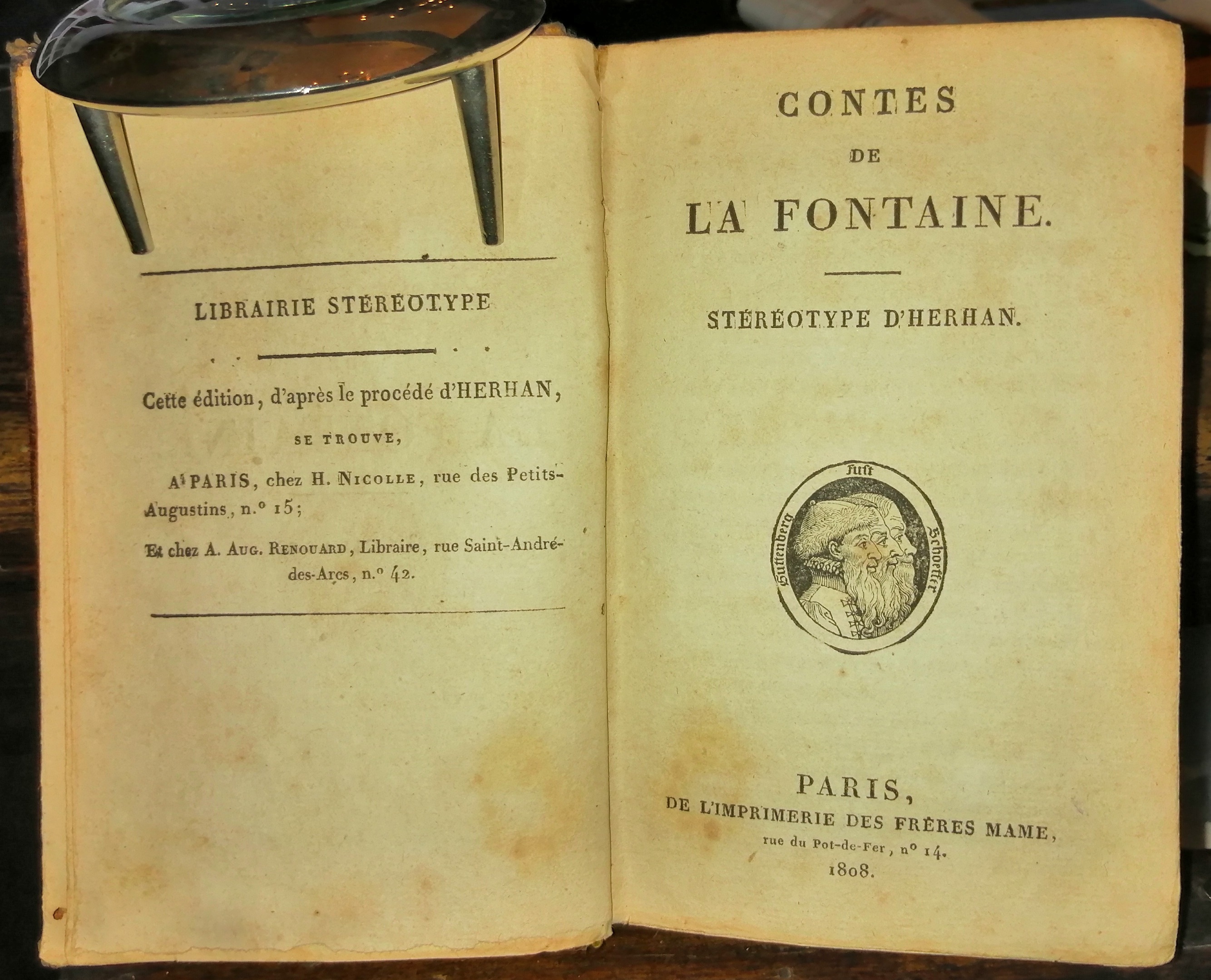 Contes de La Fontaine. Stereotype F'Herhan