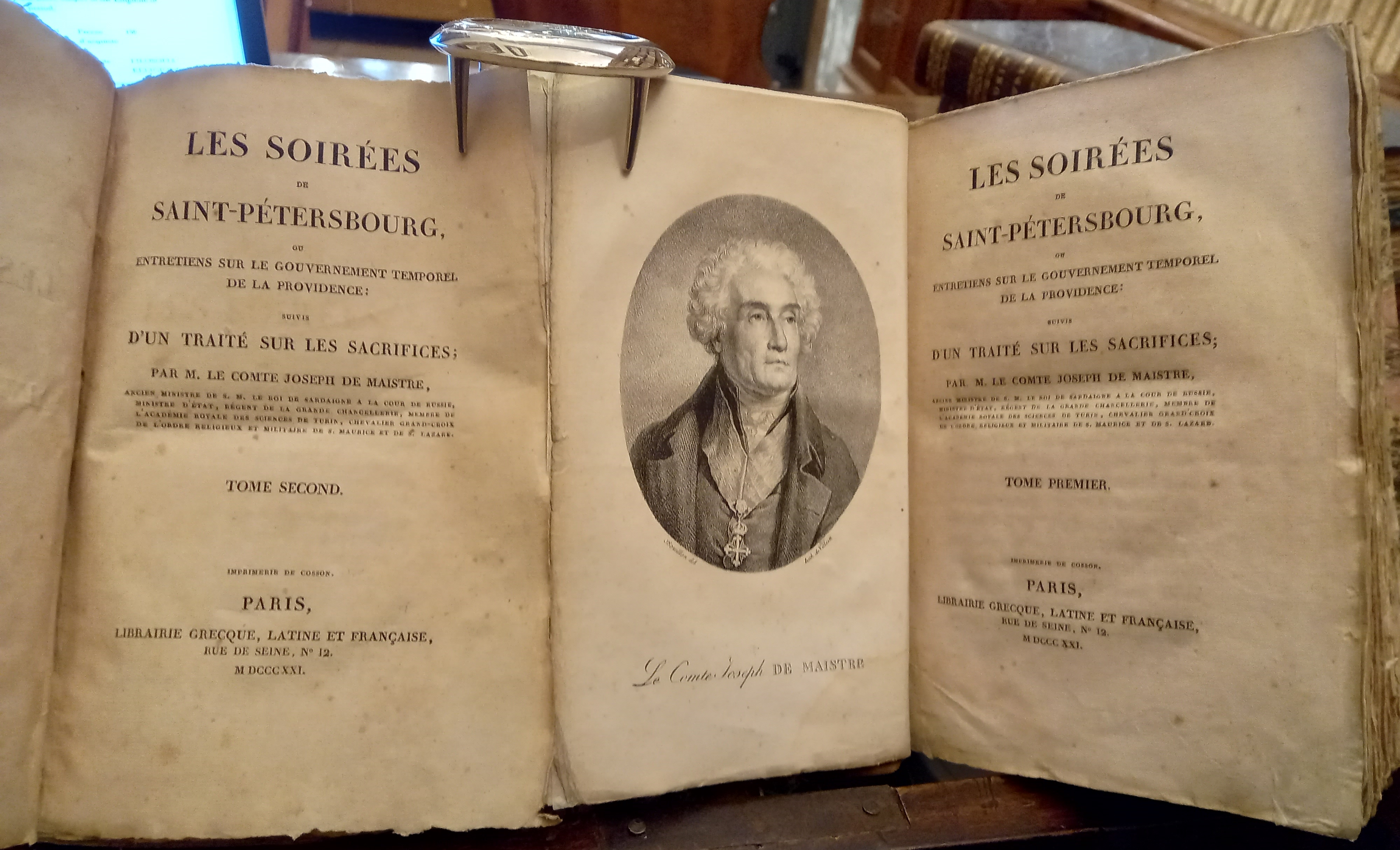 Les soirées de Saint-Pétersbourg, ou Entretiens sur le gouvernement temporel …