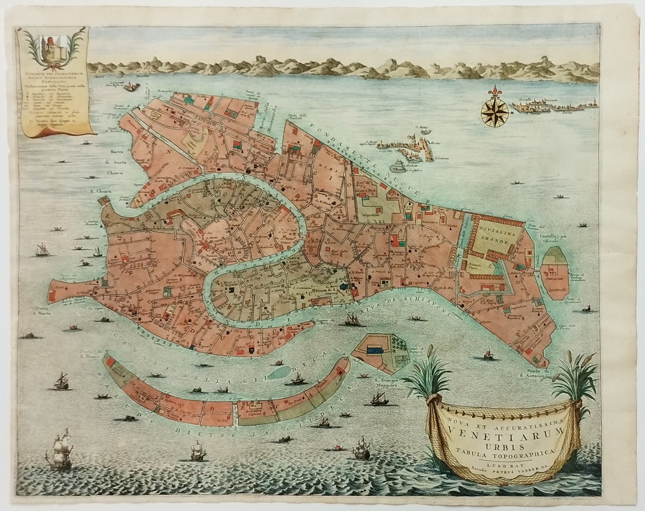 Nova et accuratissima Venetiarum Urbis tabula topographica