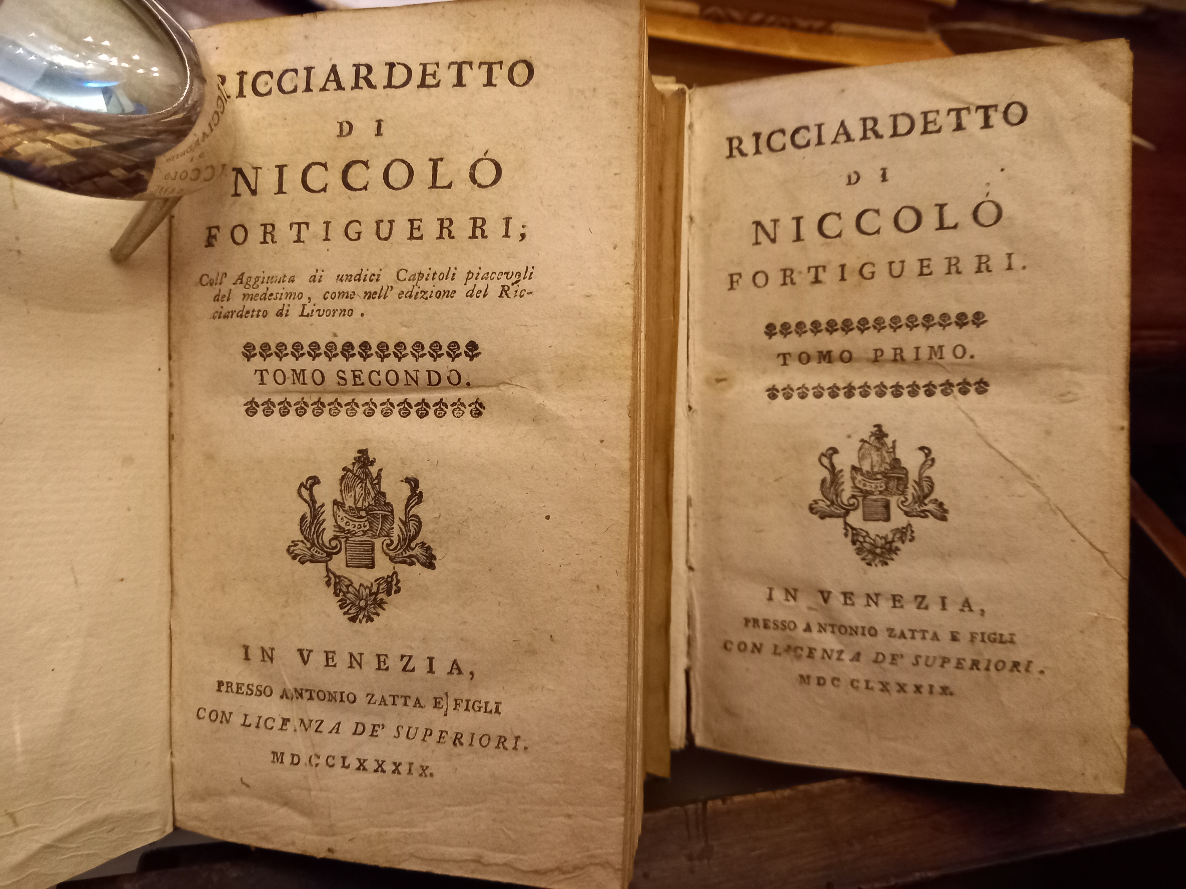 Ricciardetto di Niccolo Fortiguerri. Coll'aggiunta di undici capitoli piacevoli del …