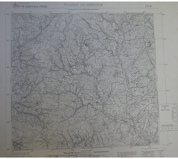 PIAZZA AL SERCHIO. Carta a cura dell'Istituto Geografico Militare. Foglio …