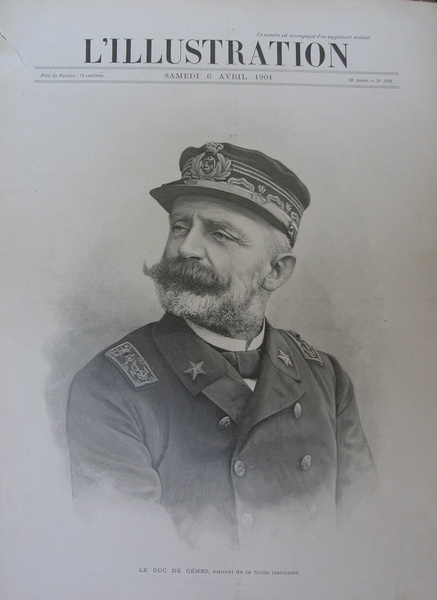 LE DUC DE GÊNES, AMIRAL DE LA FLOTTE ITALIENNE. Tommaso …