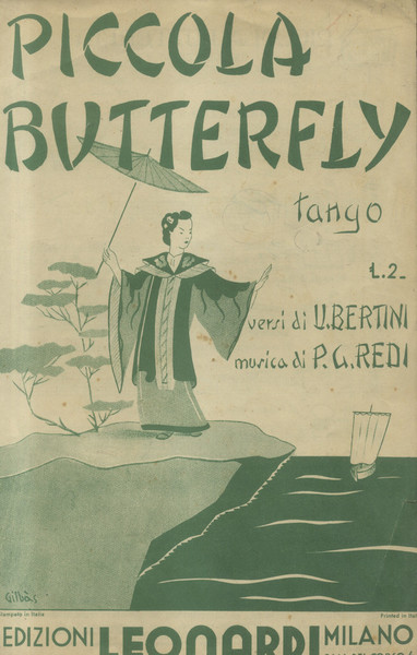 PICCOLA BUTTERFLY. Canzone Tango per Mandolino e Canto. Versi di …