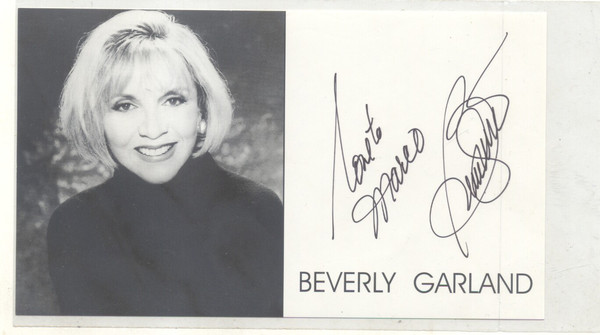 Fototipia con firma autografa dell'attrice amricana Beverly Garland (Santa Cruz, …