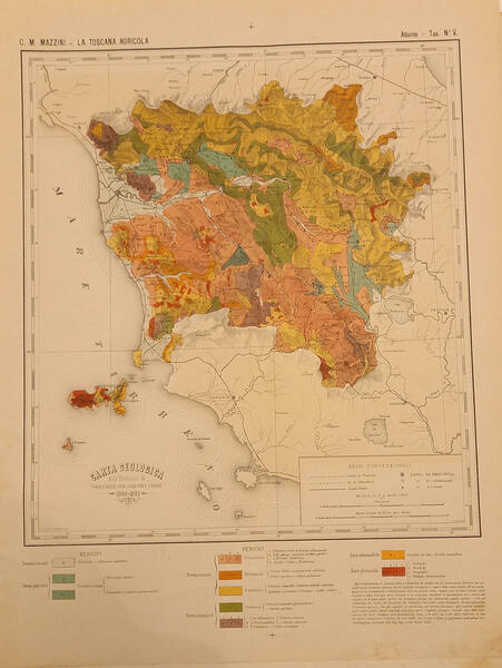 CARTA GEOLOGICA DELLE PROVINCIE DI FIRENZE, AREZZO, SIENA, LUCCA, PISA …