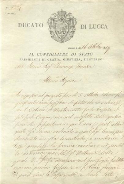 Lettera autografa firmata di A.M. Di Poggio, su carta intestata …