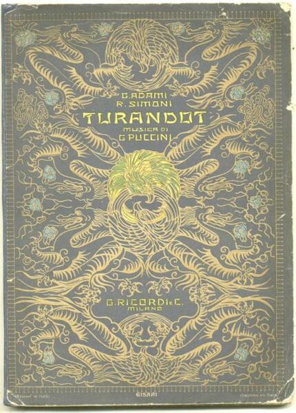TURANDOT (1926). Libretto d'opera. Dramma lirico in tre atti e …