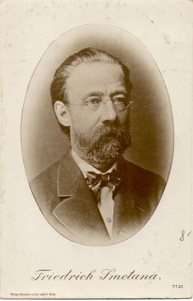 Cartolina postale illustrata (n°7721) raffigurante il musicista Friedrich Smetana. 1910 …