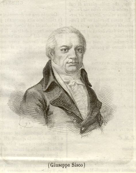 Incisione raffigurante il medico chirurgo Giuseppe Sisco (Roma, ? - …