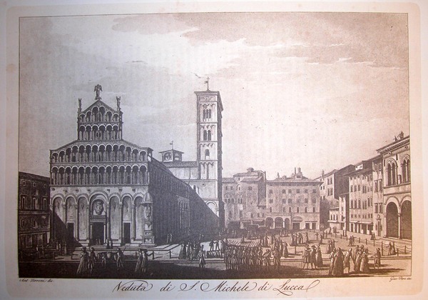 VEDUTA DELLA CHIESA DI S.MICHELE DI LUCCA. Riproduzione tratta da …