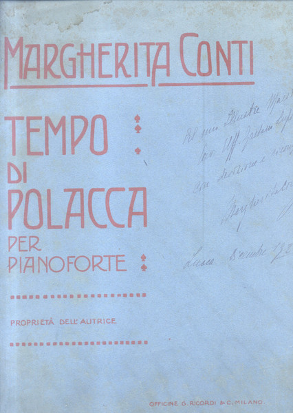 TEMPO DI POLACCA. Per Pianoforte (Pl.n°460).