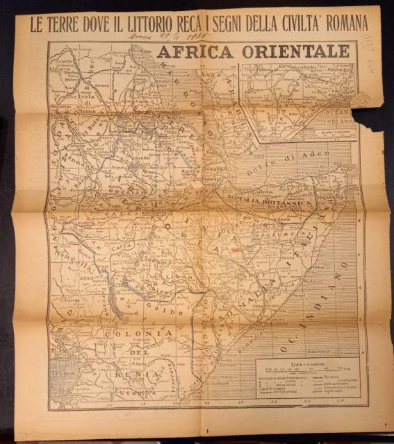 AFRICA ORIENTALE. Le terre dove il Littorio reca i segni …