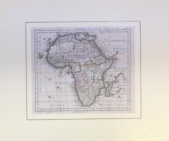 AFRIQUE. Carta geografica incisa da Alexandre Blondeau.