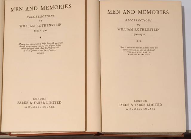 MEN AND MEMORIES. Recollections.Voll.I-II. 1931-1932.