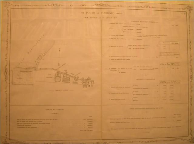 PORTO DI VIAREGGIO, PROVINCIA DI LUCCA. Incisione tratta da "I …