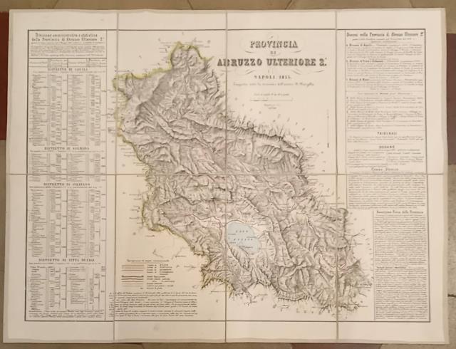 PROVINCIA DI ABRUZZO ULTERIORE 2°. Eseguita sotto la direzione dell'Autore …