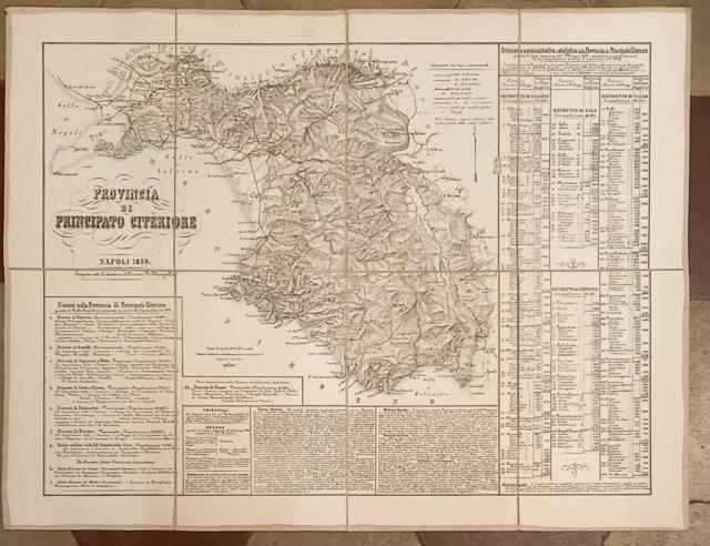 PROVINCIA DI PRINCIPATO CITERIORE. Eseguita sotto la direzione dell'Autore B. …