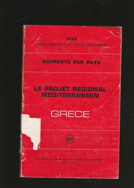 Le Projet Regional Méditerranéen. Rapports par Pays. Grèce.
