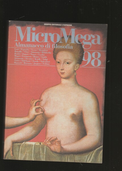 Almanacco di filosofia. Micro Mega. Rivista bimestrale n.2/98.