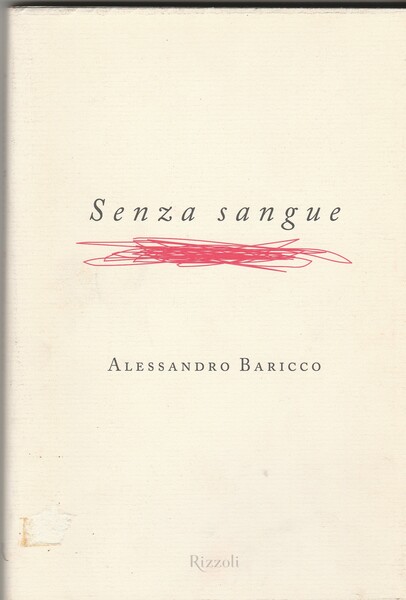 Senza sangue. Romanzo.