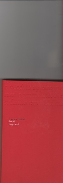 Fratelli. Premio Strega 1978. Prefazione di Domenico Starnone.