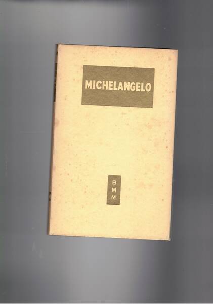 Michelangelo. Coll. BMM.