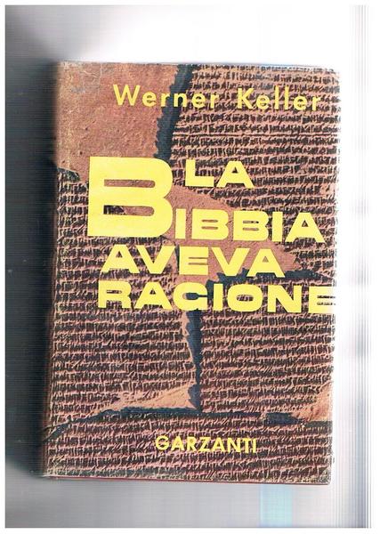 La bibbia aveva ragione.