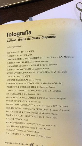 Gli obiettivi fotografici, ottica per fotografi.